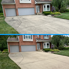 Five-Star Concrete Driveway Washing and Retainer Wall Cleaning in Centerville, OH